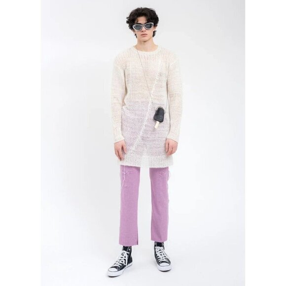 Doublet Upcycle Winder Yarn Pullover Limited 12/14 One Size White Sweater $790 - Picture 3 of 16